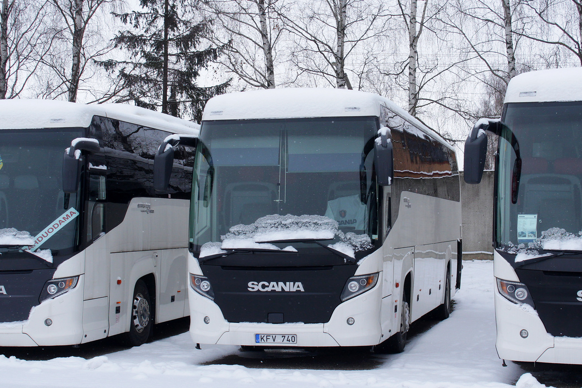 Литва, Scania Touring HD 12.0 № KFV 740 Литва, Scania Touring HD 12.0 № KFV 740