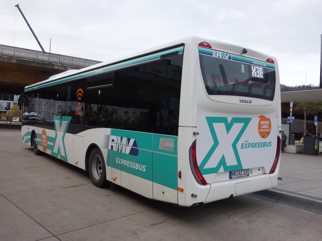 Гессен, IVECO Crossway LE 12M № MR-AZ 331