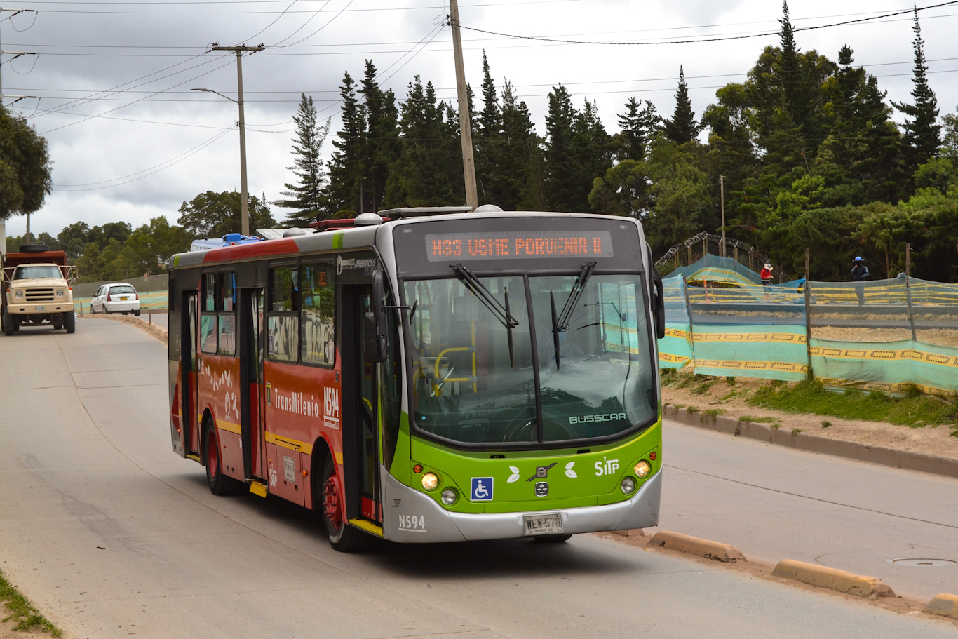Колумбия, Busscar Urbanuss Pluss S3 № N594