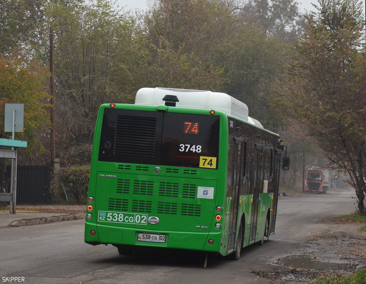 Алматы, Golden Dragon XML6125CN (Hyundai Trans Auto) № 3748