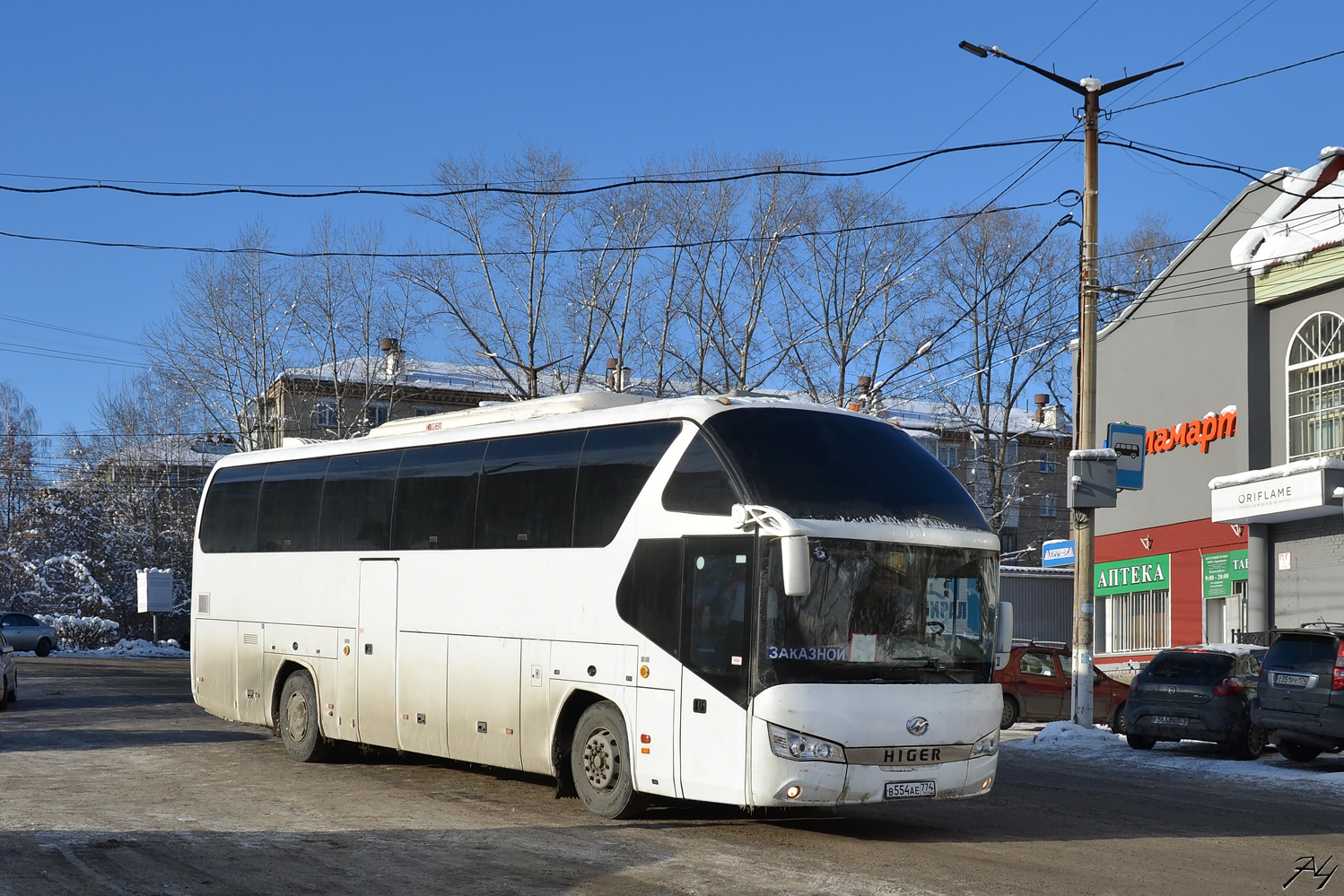 Челябинская область, Higer KLQ6122B № В 554 АЕ 774