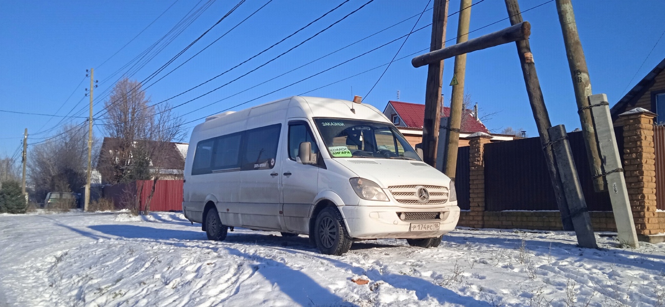 Удмуртия, Mercedes-Benz Sprinter W906 313CDI № Р 174 РС 18 Удмуртия, Mercedes-Benz Sprinter W906 313CDI № Р 174 РС 18