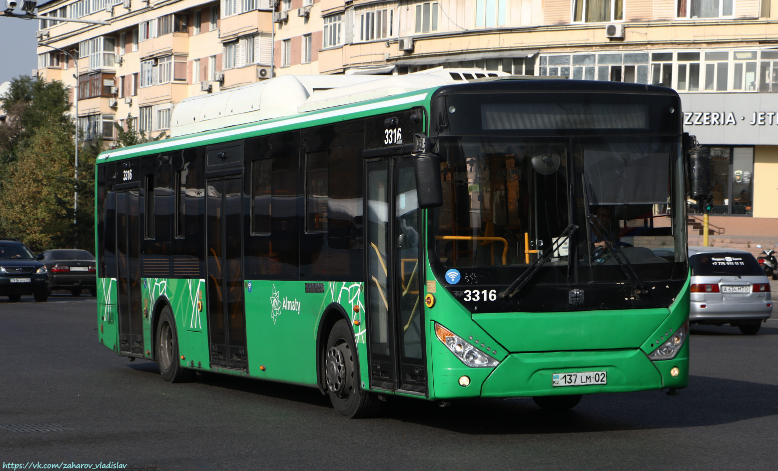 Алматы, Zhong Tong LCK6125HGAN № 3316