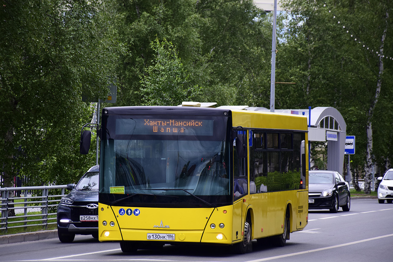 Ханты-Мансийский АО, МАЗ-206.086 № В 130 НК 186