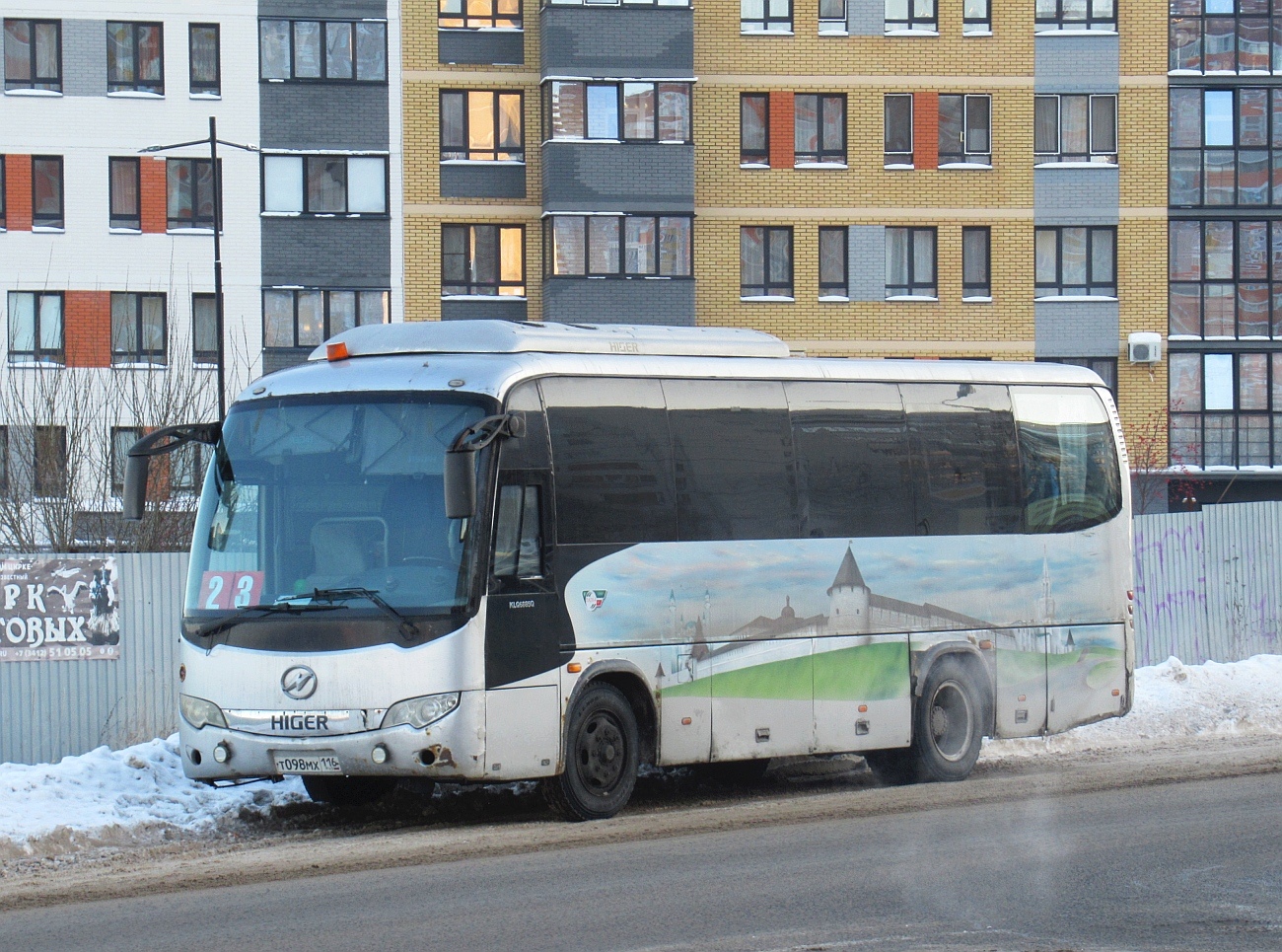 Удмуртия, Higer KLQ6896QE3 № Т 098 МХ 116 Удмуртия, Higer KLQ6896QE3 № Т 098 МХ 116