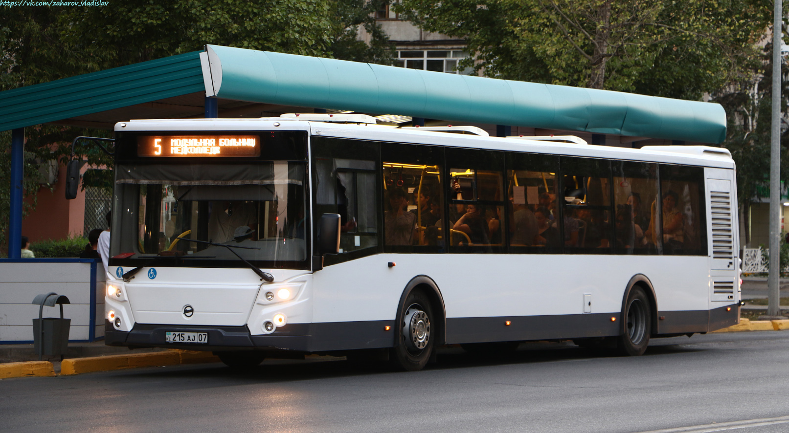 Западно-Казахстанская область, ЛиАЗ-5292.65 (СемАЗ) № 215 AJ 07