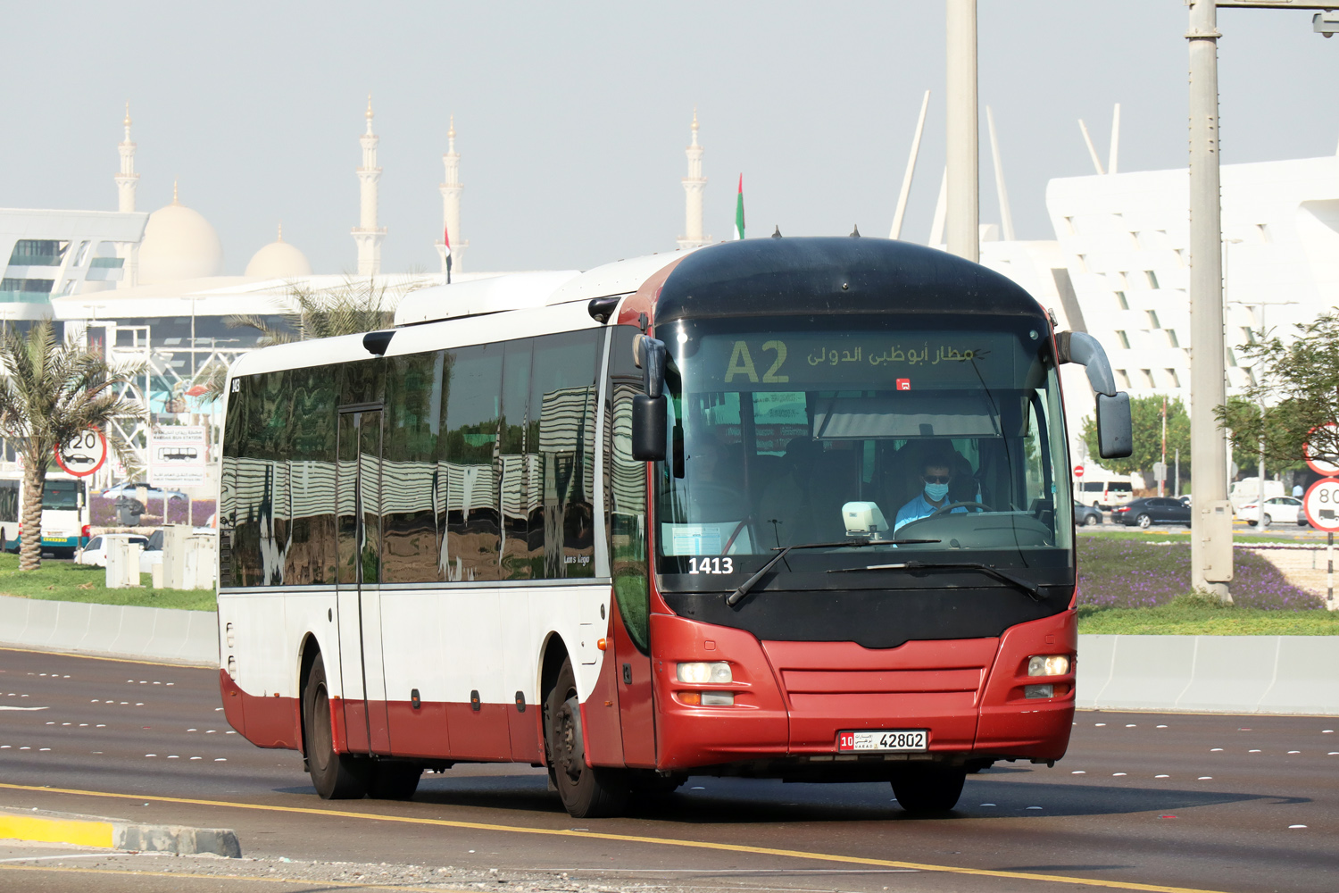 ОАЭ, MAN R14 Lion's Regio C ÜL354 C № 1413 ОАЭ, MAN R14 Lion's Regio C ÜL354 C № 1413