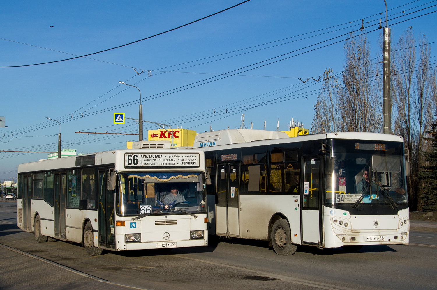 Пензенская область, Mercedes-Benz O405N2 (SAM) № С 121 АМ 58