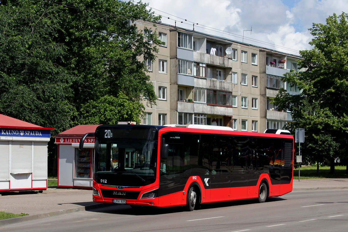 Литва, MAN 12C Lion's City 12 NL330 EfficientHybrid № 912