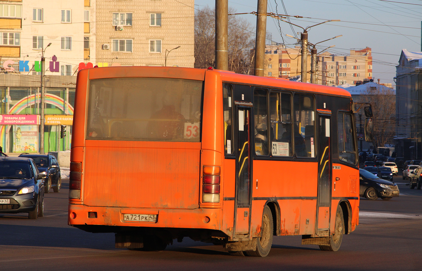 Kirov region, PAZ-320402-05 № А 721 РК 43