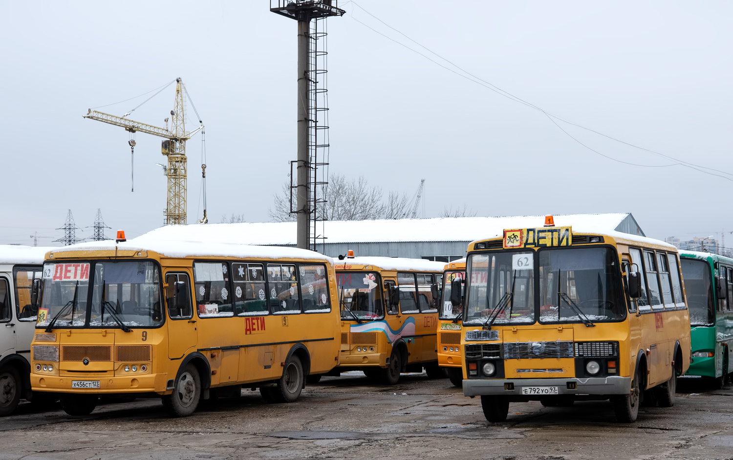 Краснодарский край, ПАЗ-32053 № Х 456 СТ 123; Краснодарский край, ПАЗ-32053 № Е 792 УО 93; Краснодарский край — Разные фотографии
