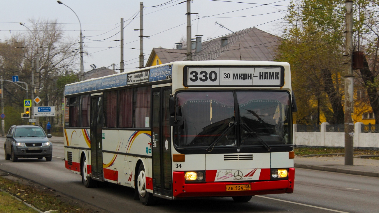 Липецкая область, Mercedes-Benz O405 № АЕ 134 48