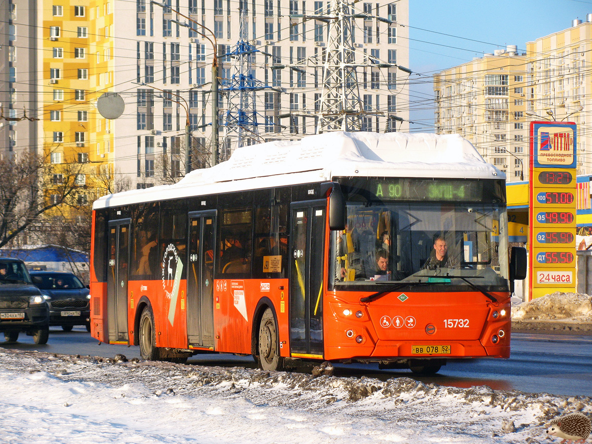 Нижегородская область, ЛиАЗ-5292.67 (CNG) № 15732 — Фото — Автобусный  транспорт