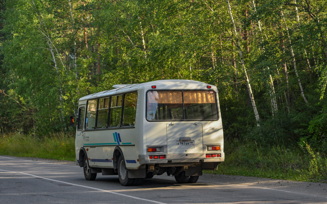 Хакасия, ПАЗ-32053 № А 197 ЕК 19