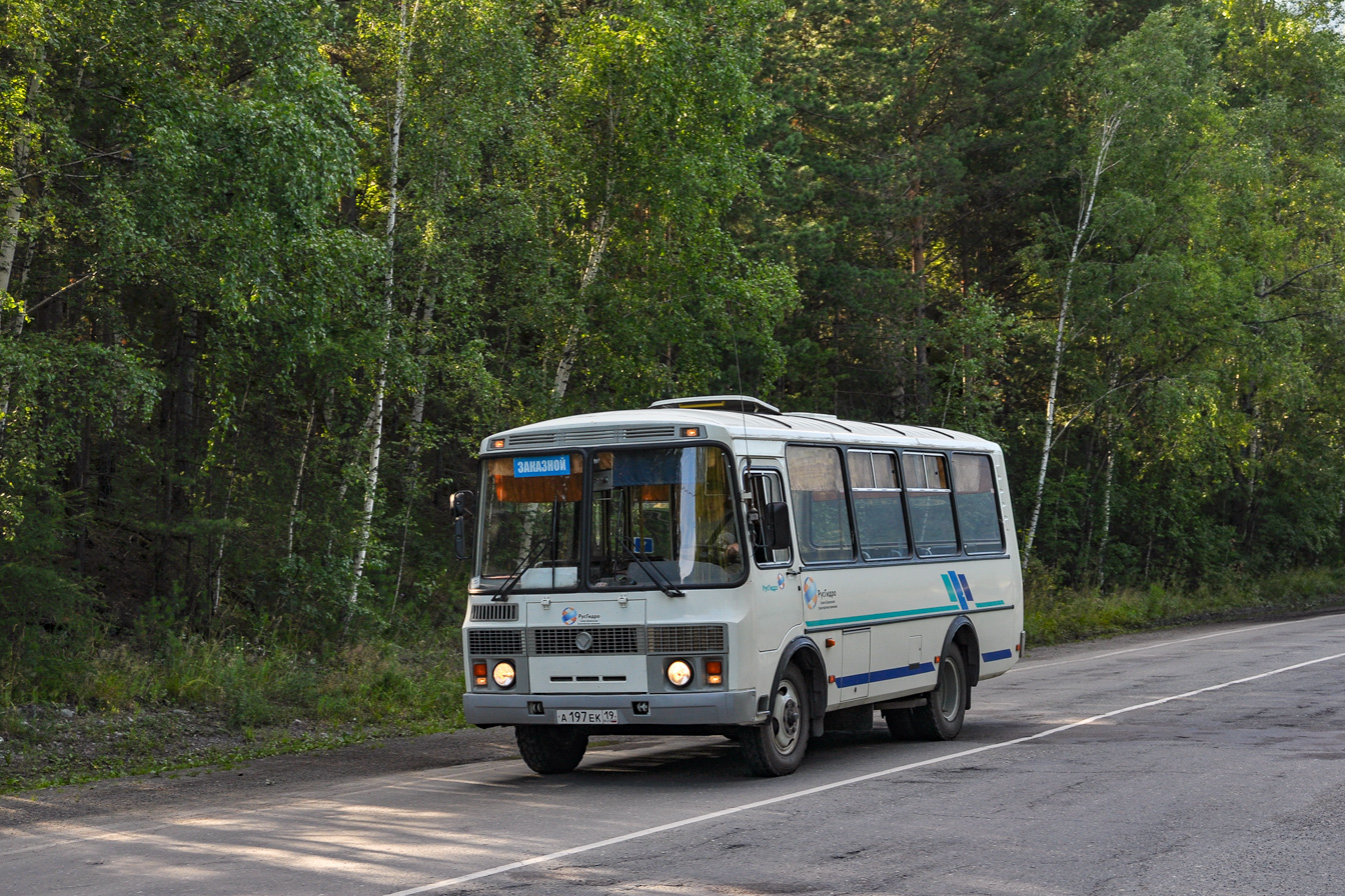 Хакасия, ПАЗ-32053 № А 197 ЕК 19