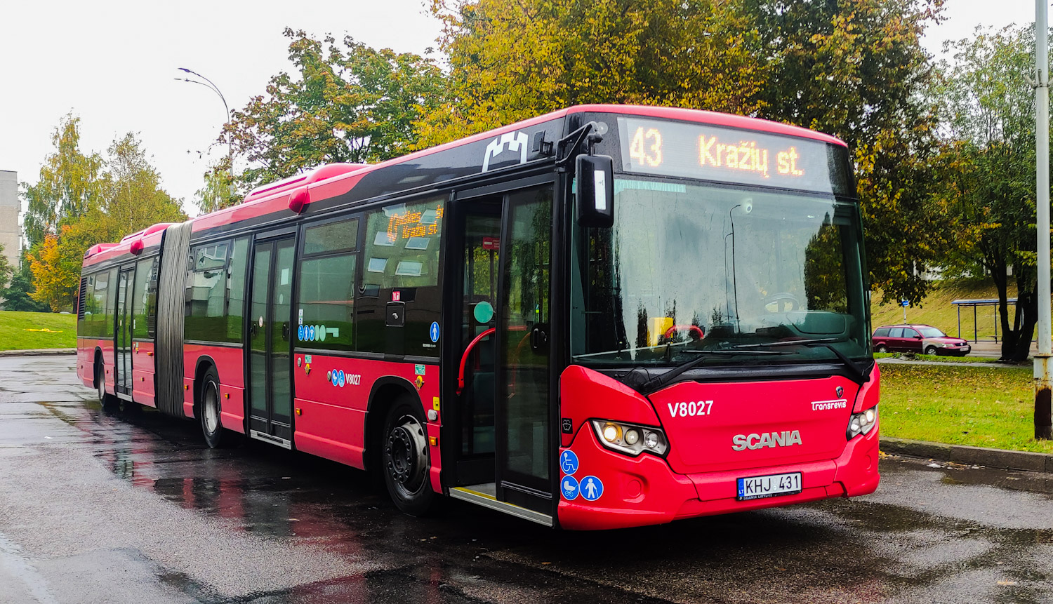 Литва, Scania Citywide LFA № V8027