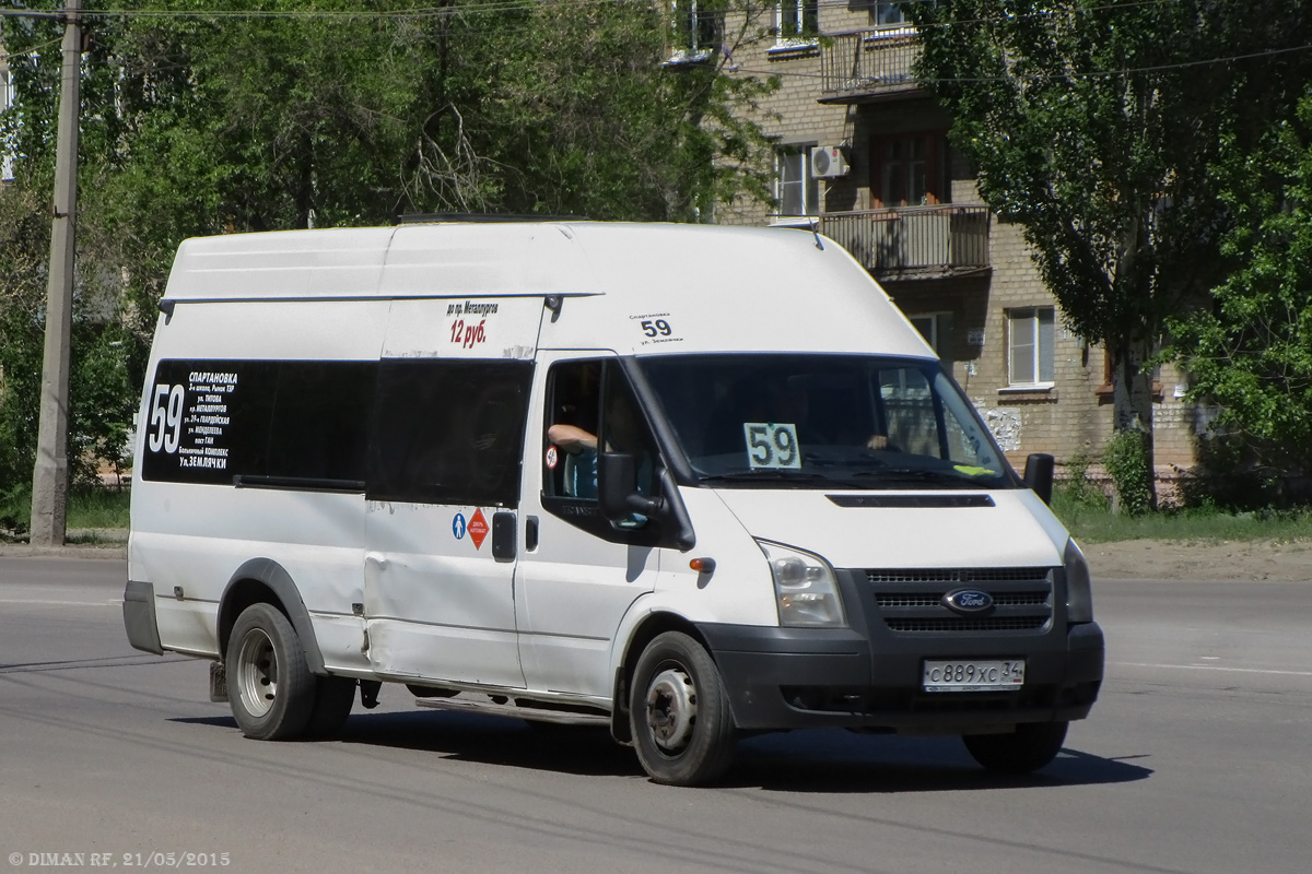 Волгоградская область, Нижегородец-222709  (Ford Transit) № С 889 ХС 34 Волгоградская область, Нижегородец-222709  (Ford Transit) № С 889 ХС 34