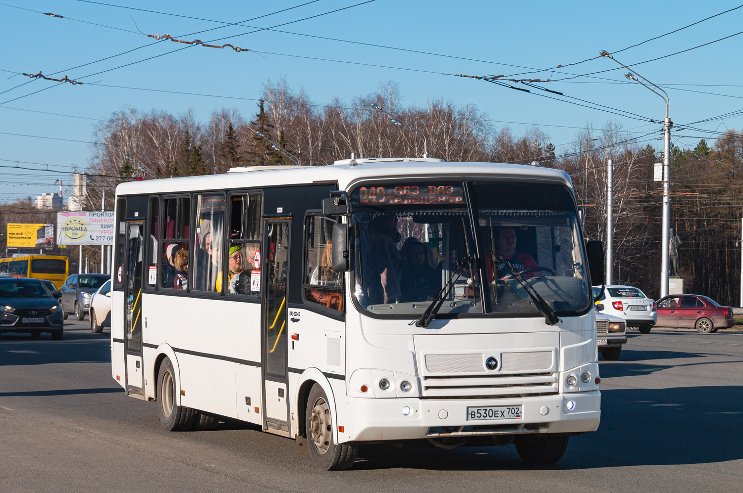 Башкортостан, ПАЗ-320412-05 № В 530 ЕХ 702