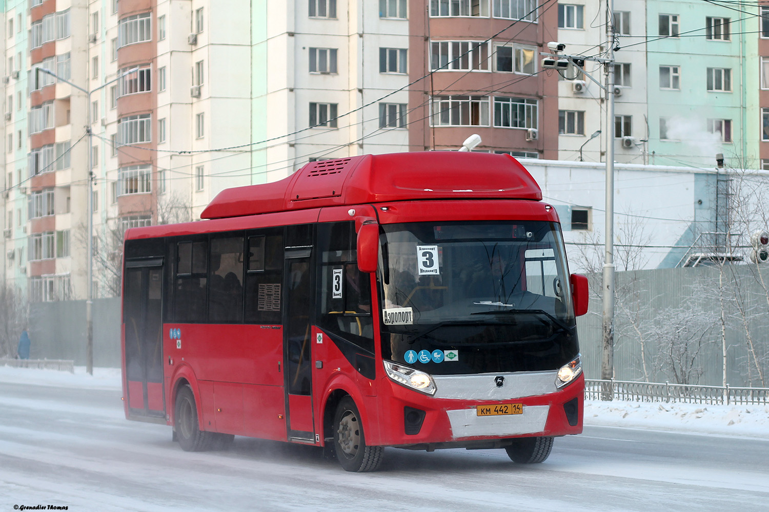 Саха (Якутия), ПАЗ-320415-14 "Vector Next" № КМ 442 14