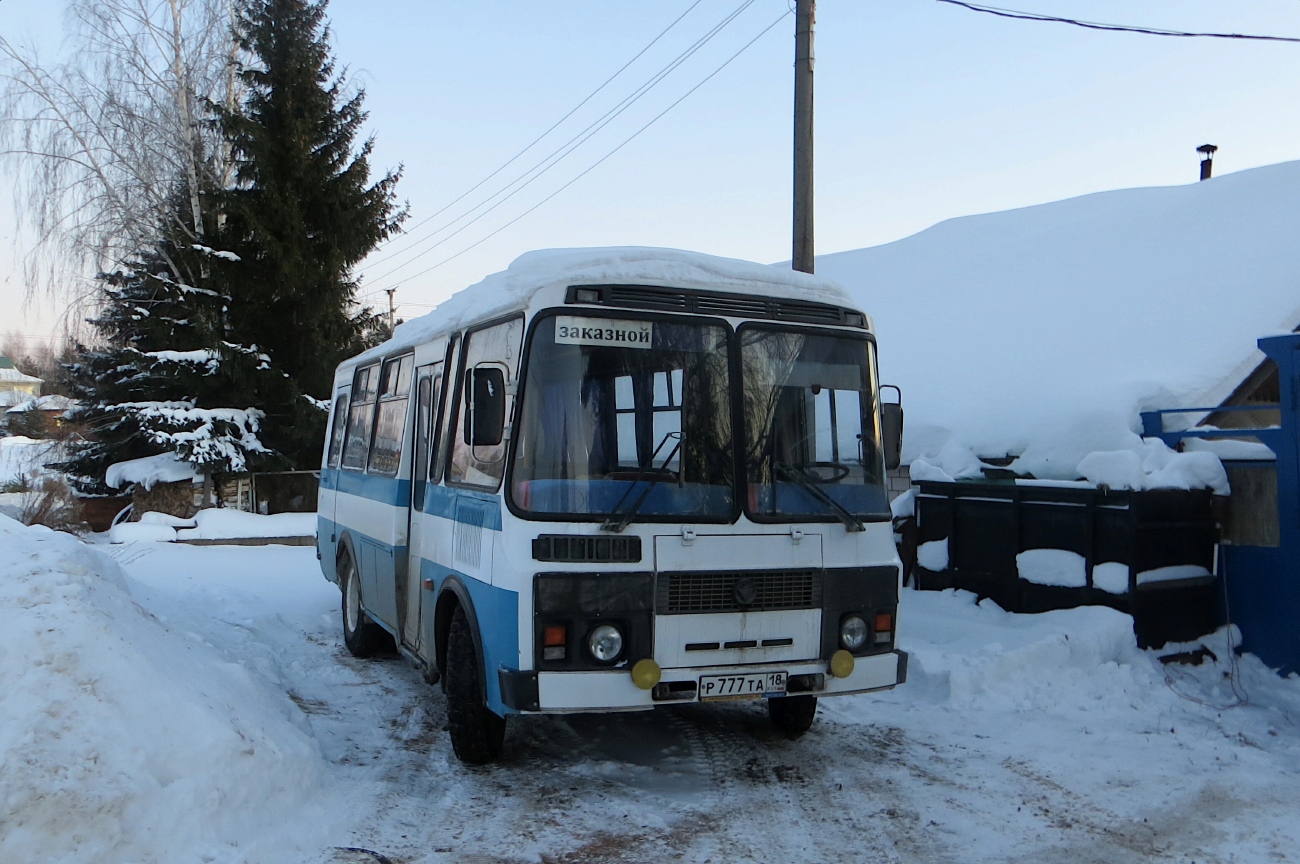 Удмуртия, ПАЗ-32053 № Р 777 ТА 18