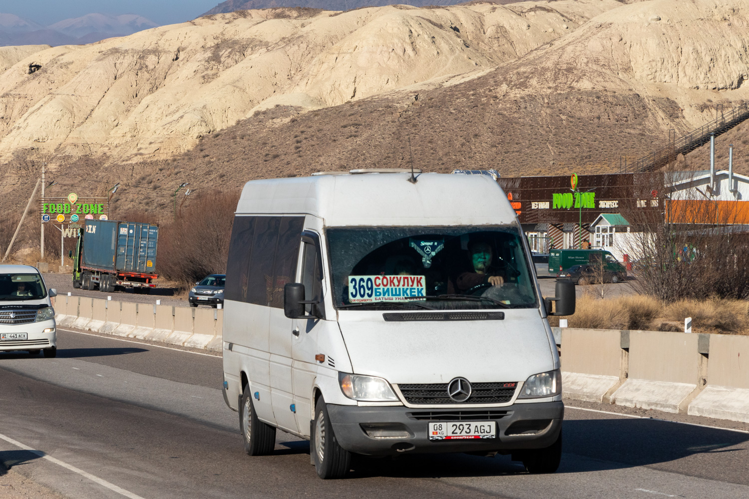 Кыргызстан, Mercedes-Benz Sprinter W903 311CDI № 08 293 AGJ
