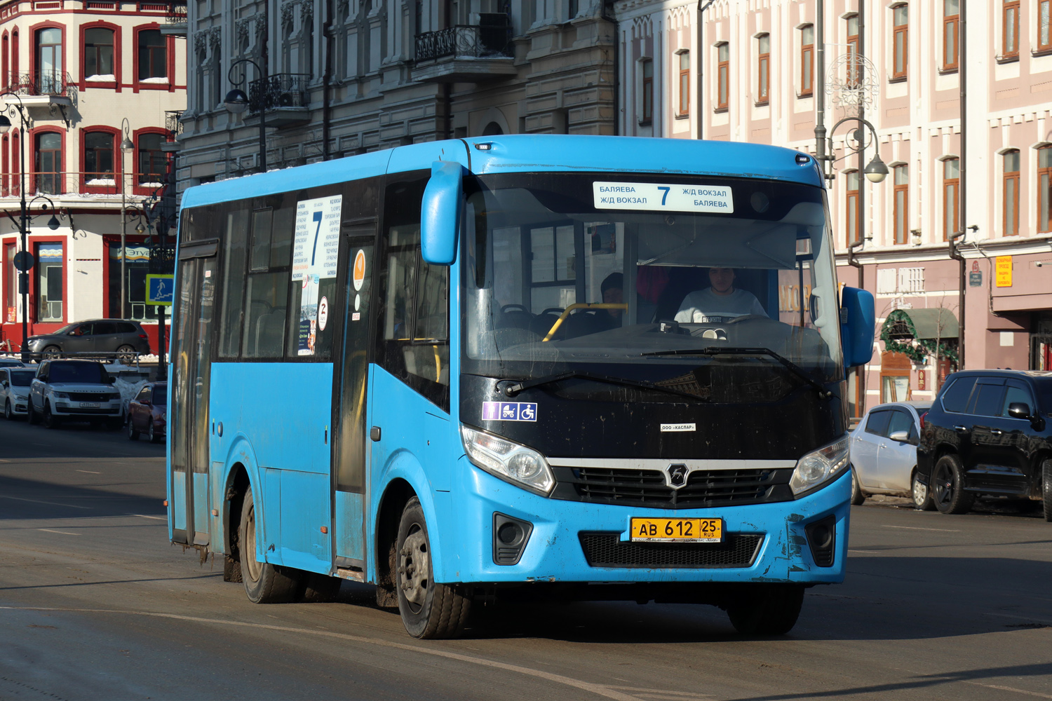 Приморский край, ПАЗ-320435-04 "Vector Next" № АВ 612 25