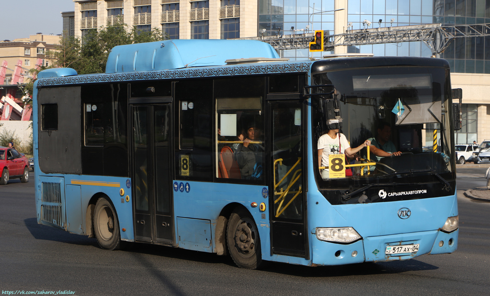 Актюбинская область, Ankai HFF6850HGQ4 (СарыаркаАвтоПром) № 517 AX 04