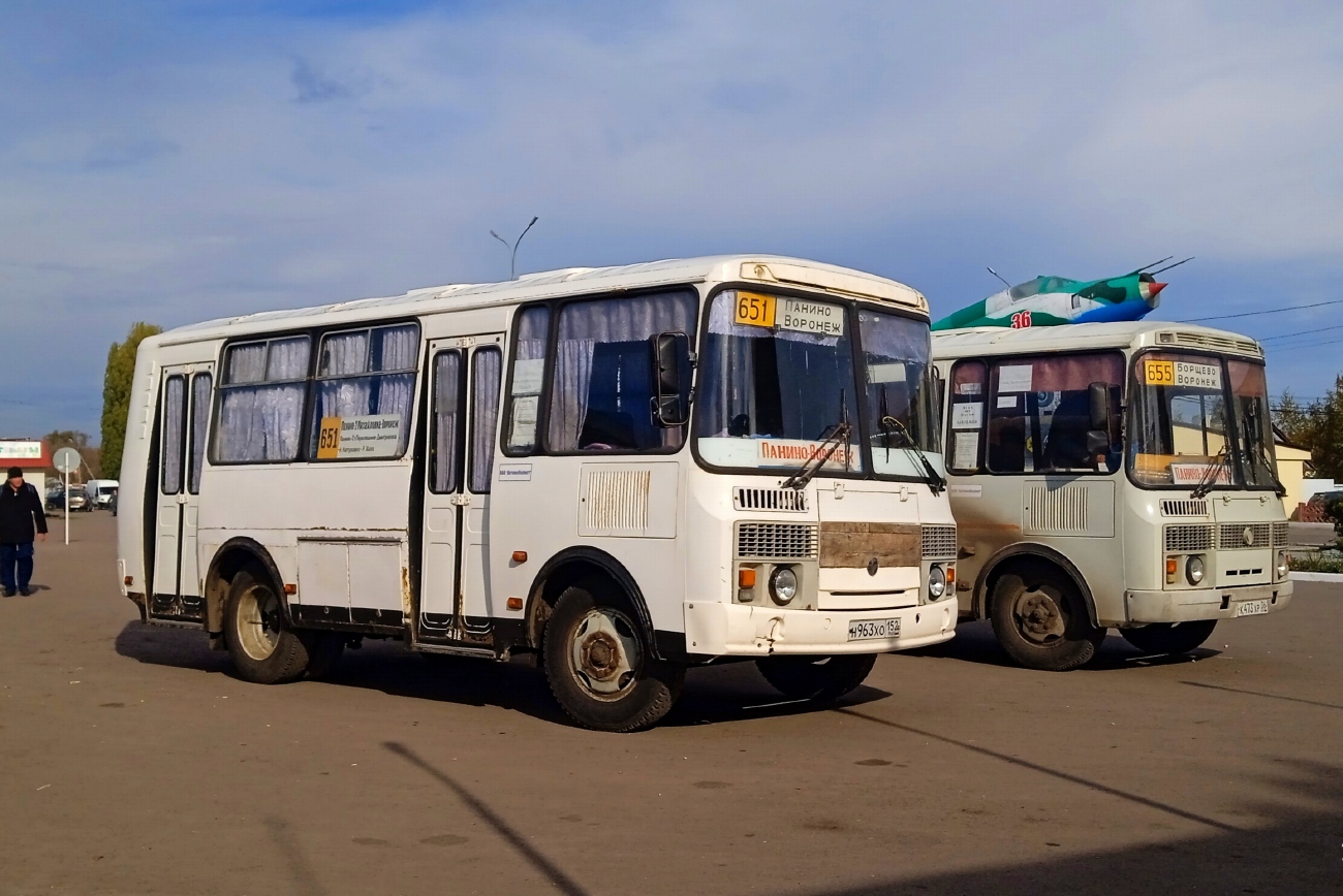 Воронежская область, ПАЗ-32054 № Н 963 ХО 152