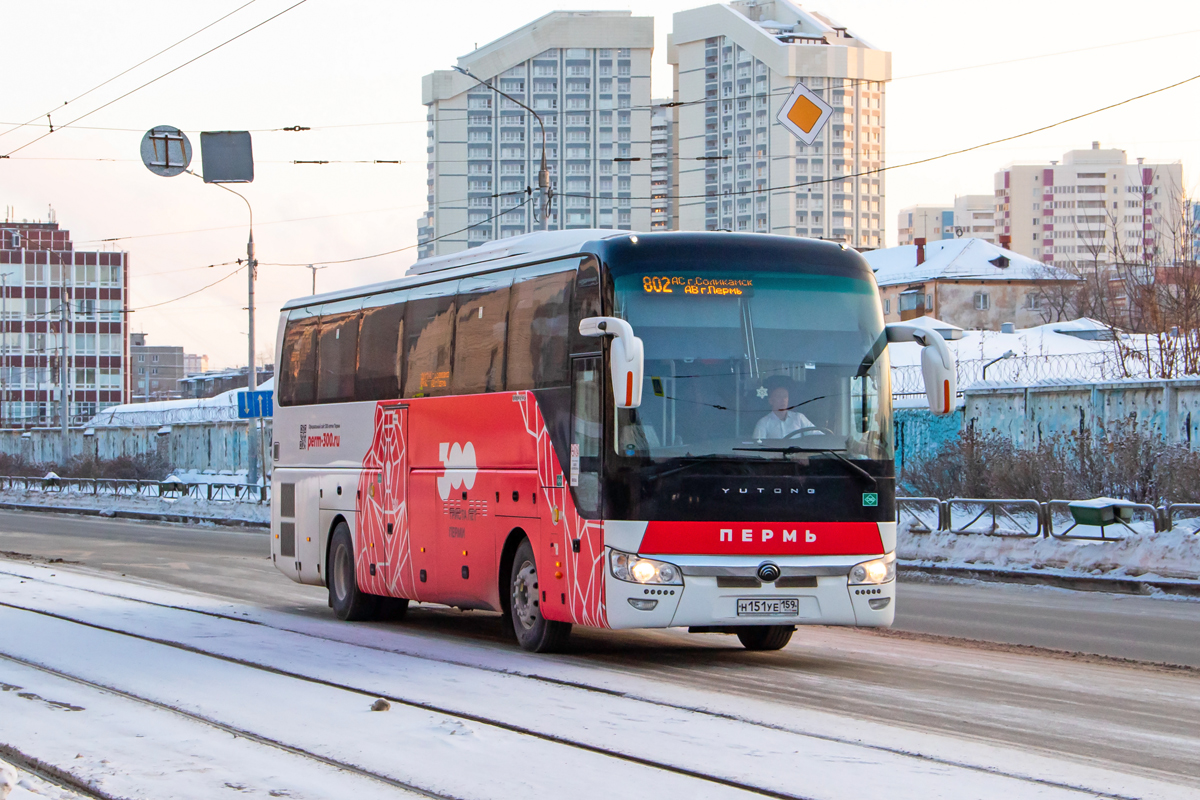 Пермский край, Yutong ZK6122H9 № Н 151 УЕ 159