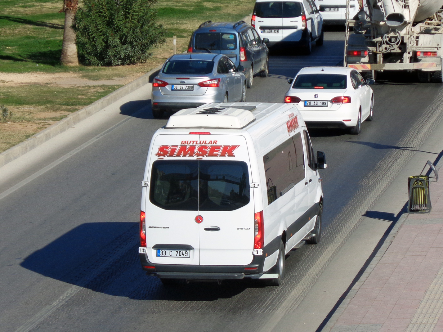 Турция, Mercedes-Benz Sprinter W907 516CDI № 33 C 7049