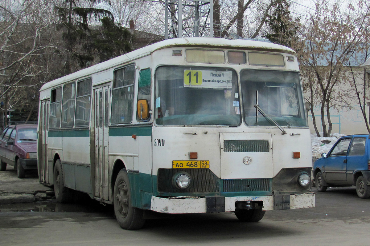 Penza region, LiAZ-677M Nr. 3040