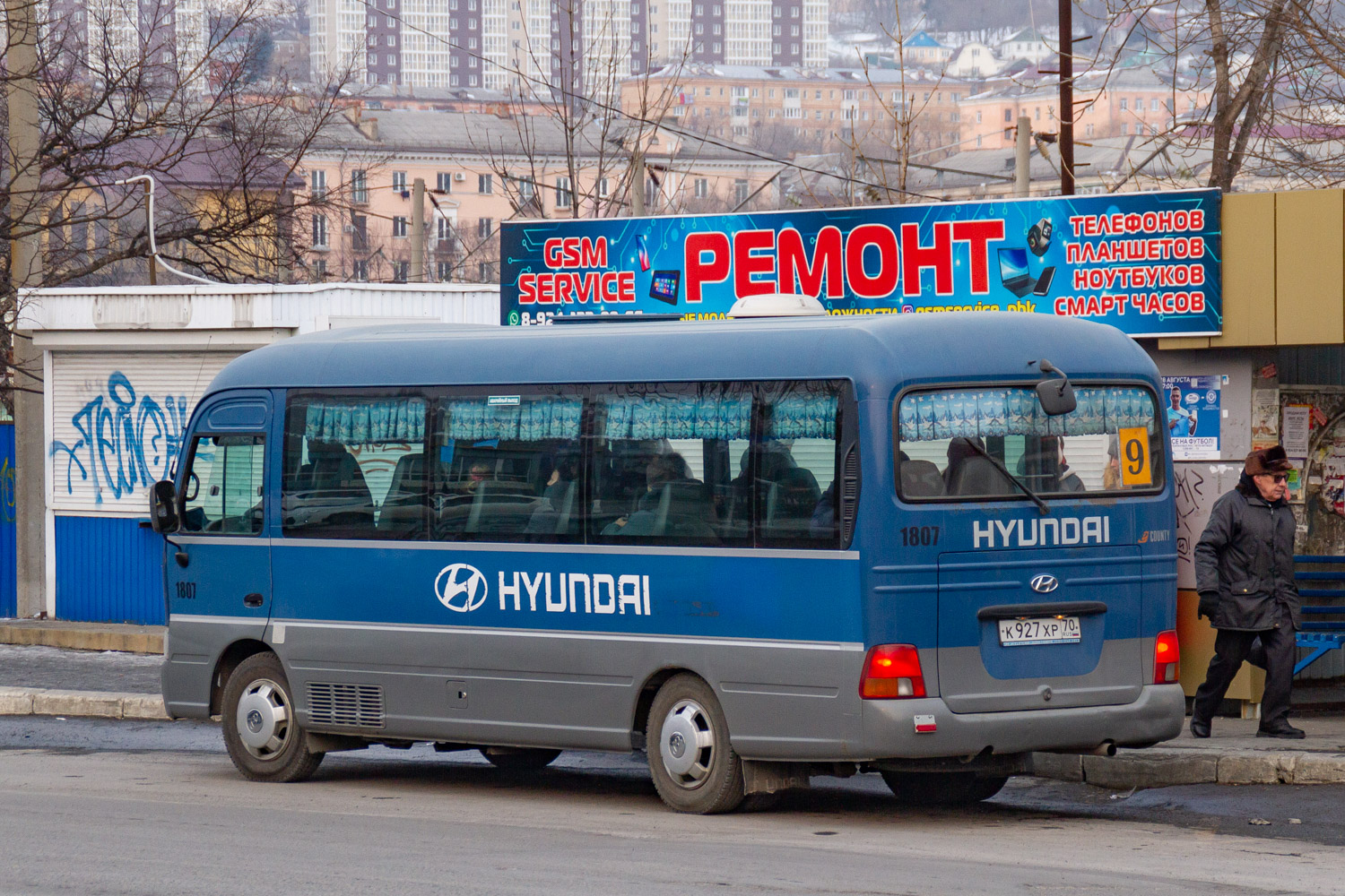 Приморский край, Hyundai County Deluxe № 1807