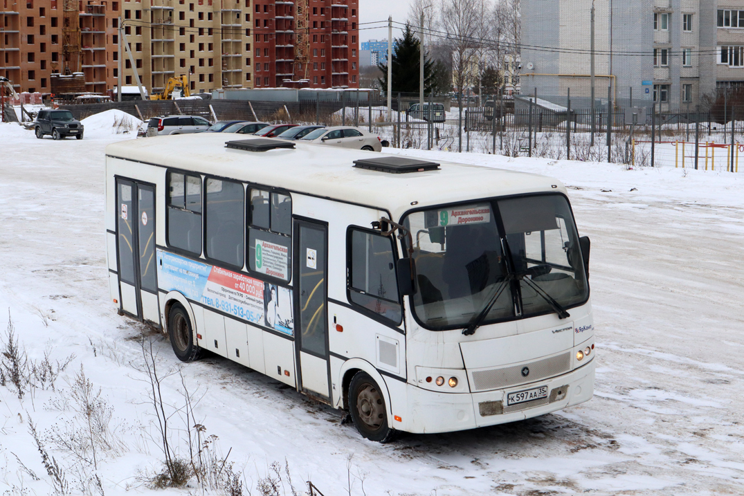 Вологодская область, ПАЗ-320414-04 "Вектор" (1-2) № К 597 АА 35