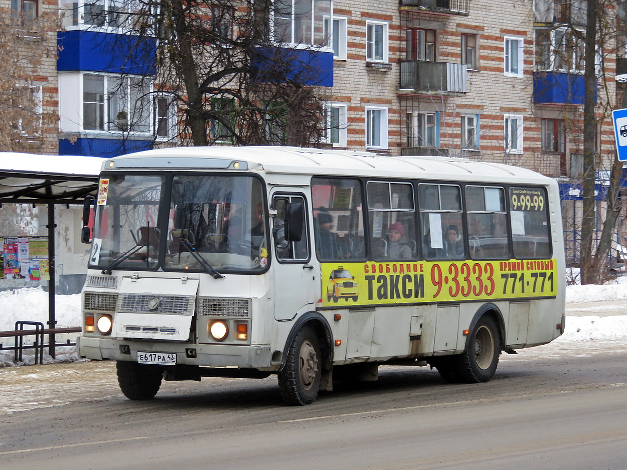 Кировская область, ПАЗ-4234 № Е 617 РА 43