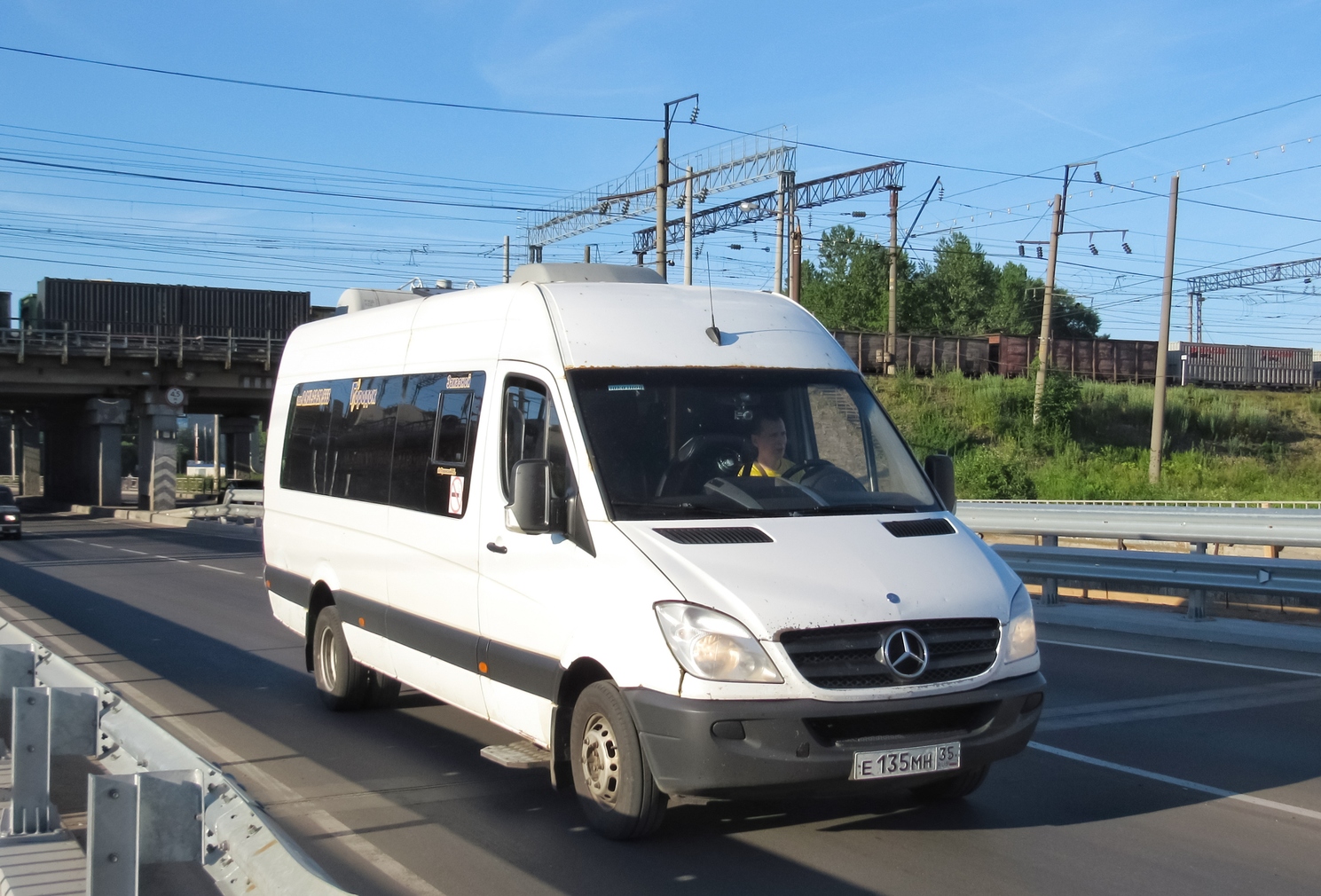 Вологодская область, Луидор-223612 (MB Sprinter) № Е 135 МН 35