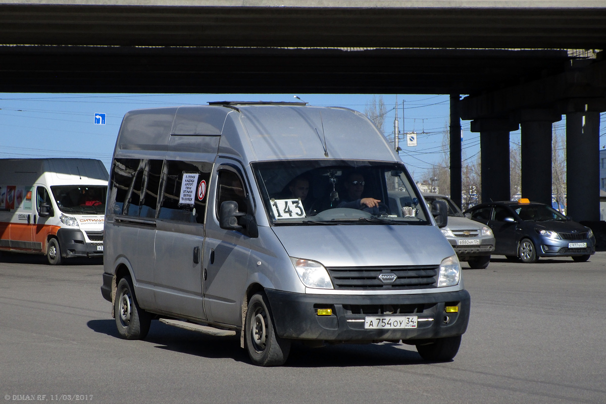 Волгоградская область, LDV Maxus (ГАЗ) № А 754 ОУ 34