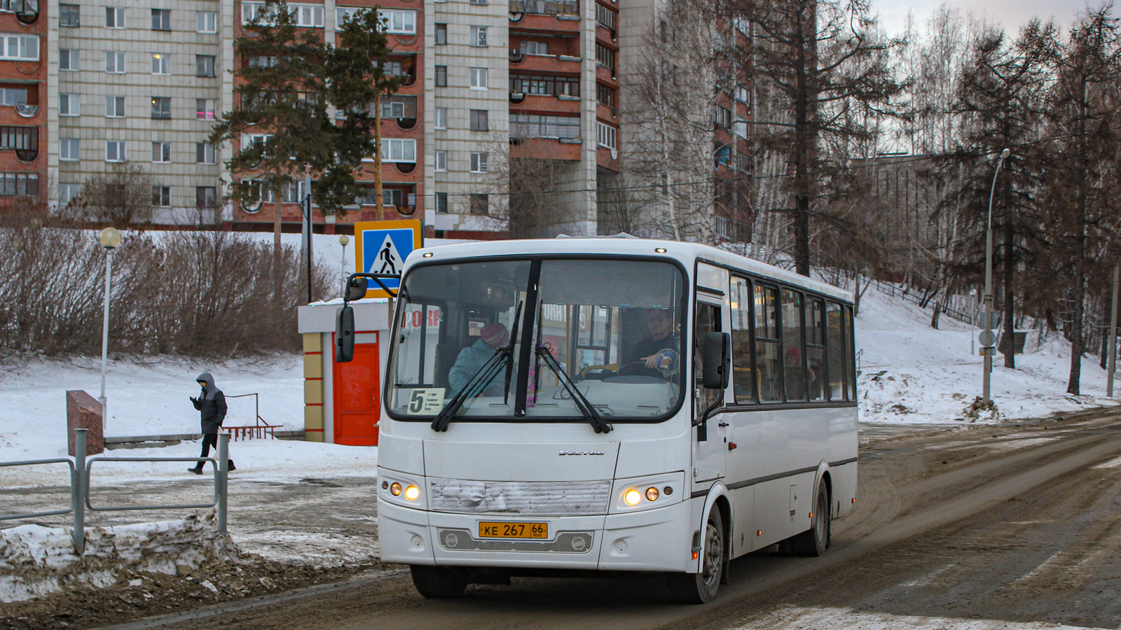 Свердловская область, ПАЗ-320412-04 "Вектор" № КЕ 267 66