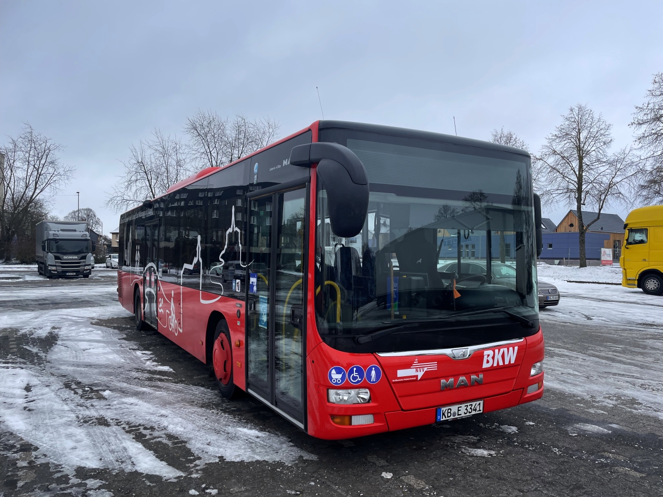 Гессен, MAN A21 Lion's City NL323 № KB-E 3341
