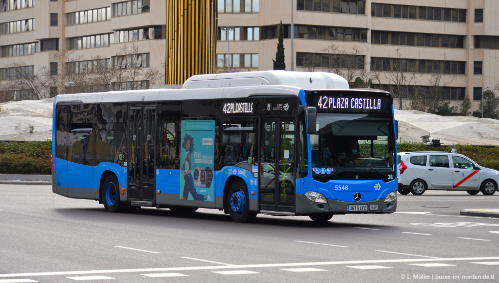 Испания, Mercedes-Benz Citaro C2 NGT № 5546