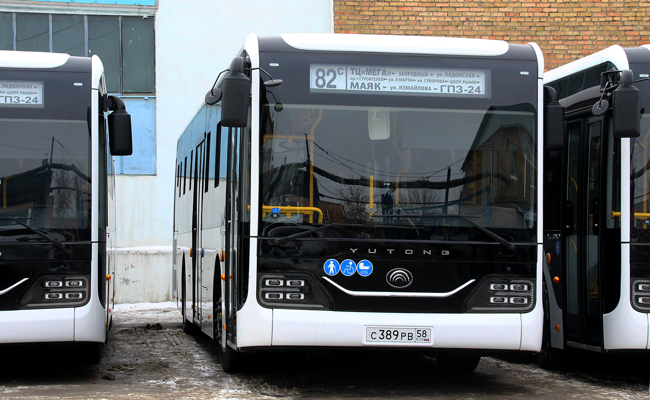 Пензенская область, Yutong ZK6116HG № С 389 РВ 58 Пензенская область, Yutong ZK6116HG № С 389 РВ 58