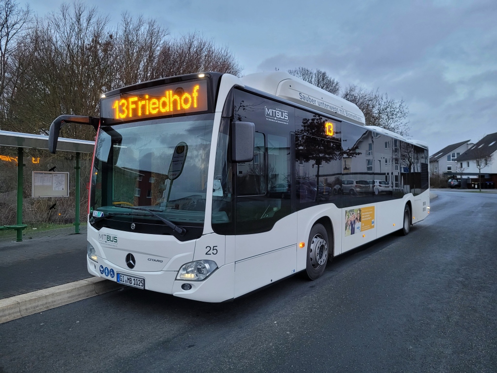 Гессен, Mercedes-Benz Citaro C2 NGT hybrid № 25