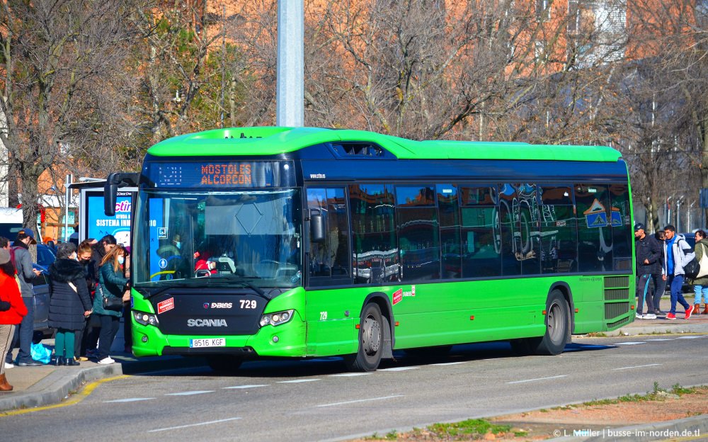 Испания, Scania Citywide LE № 729