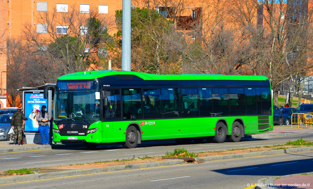Испания, Scania Citywide LE № 718