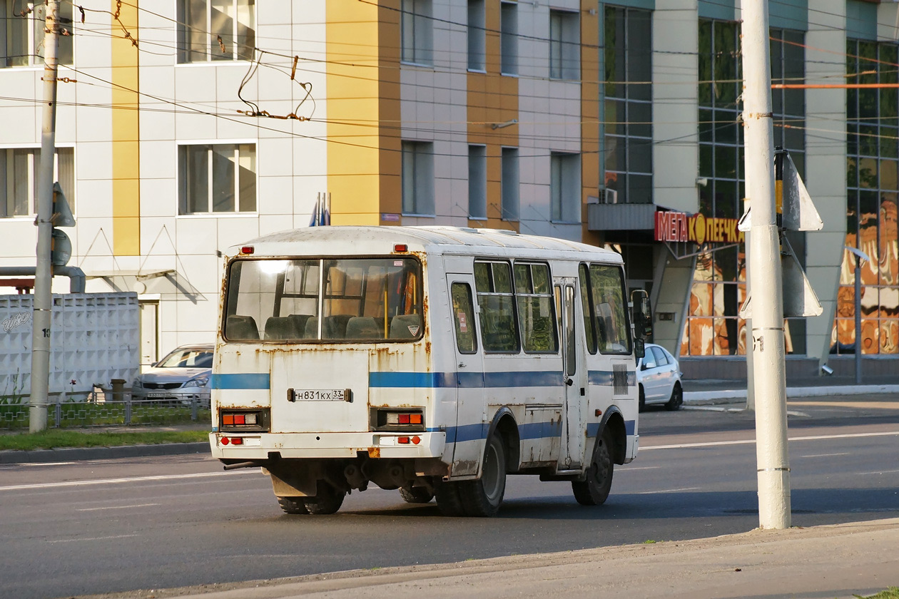 Владимирская область, ПАЗ-32053-50 № Н 831 КХ 33
