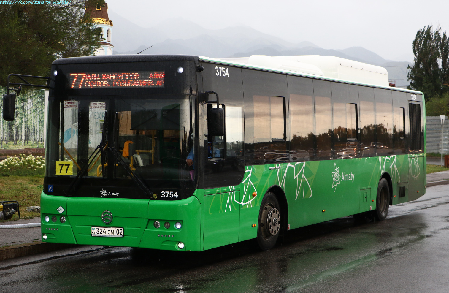 Алматы, Golden Dragon XML6125CN (Hyundai Trans Auto) № 3754 Алматы, Golden Dragon XML6125CN (Hyundai Trans Auto) № 3754