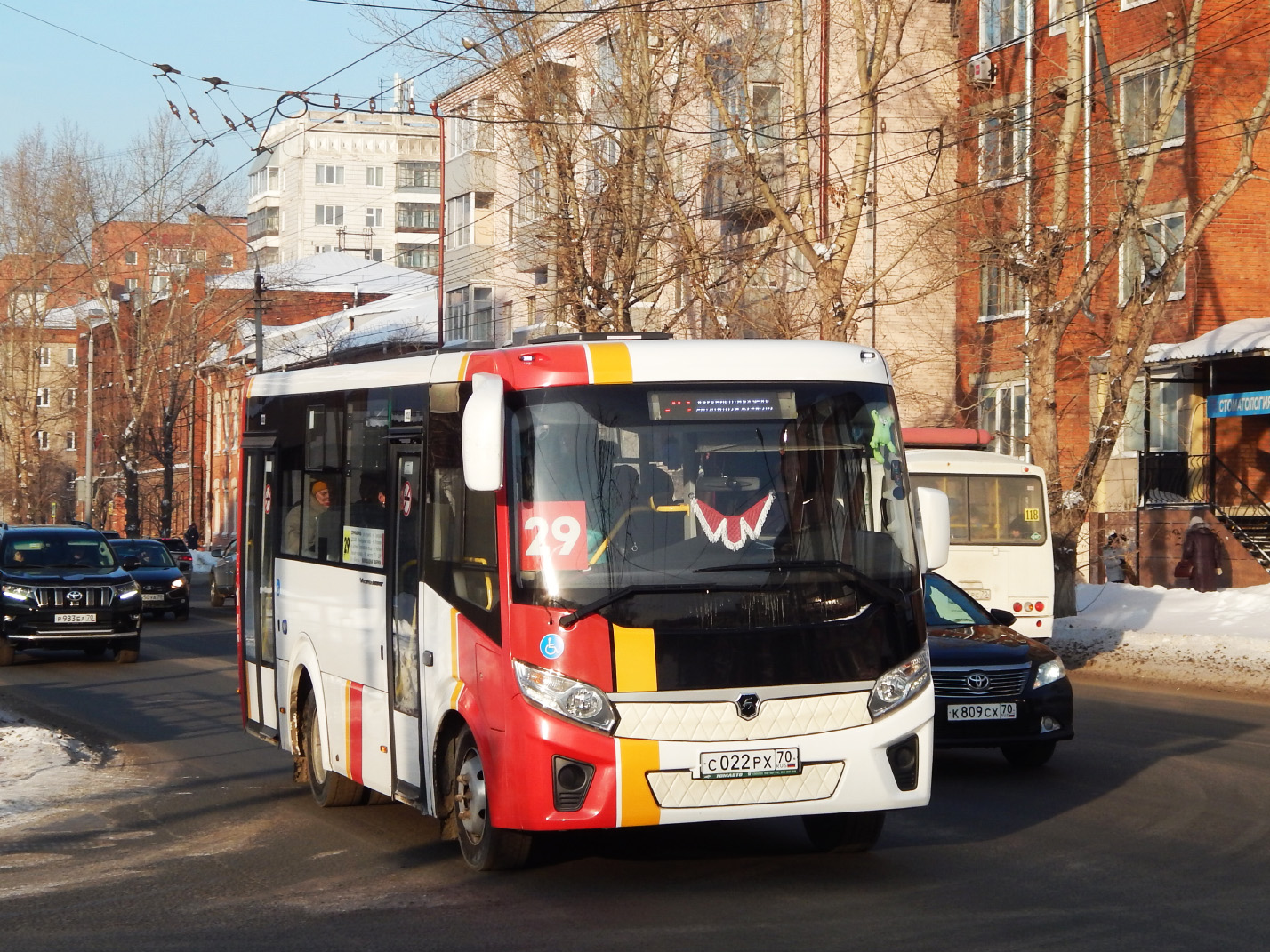 Томская область, ПАЗ-320435-04 "Vector Next" № С 022 РХ 70; Томская область, ПАЗ-32054 № С 856 РС 70