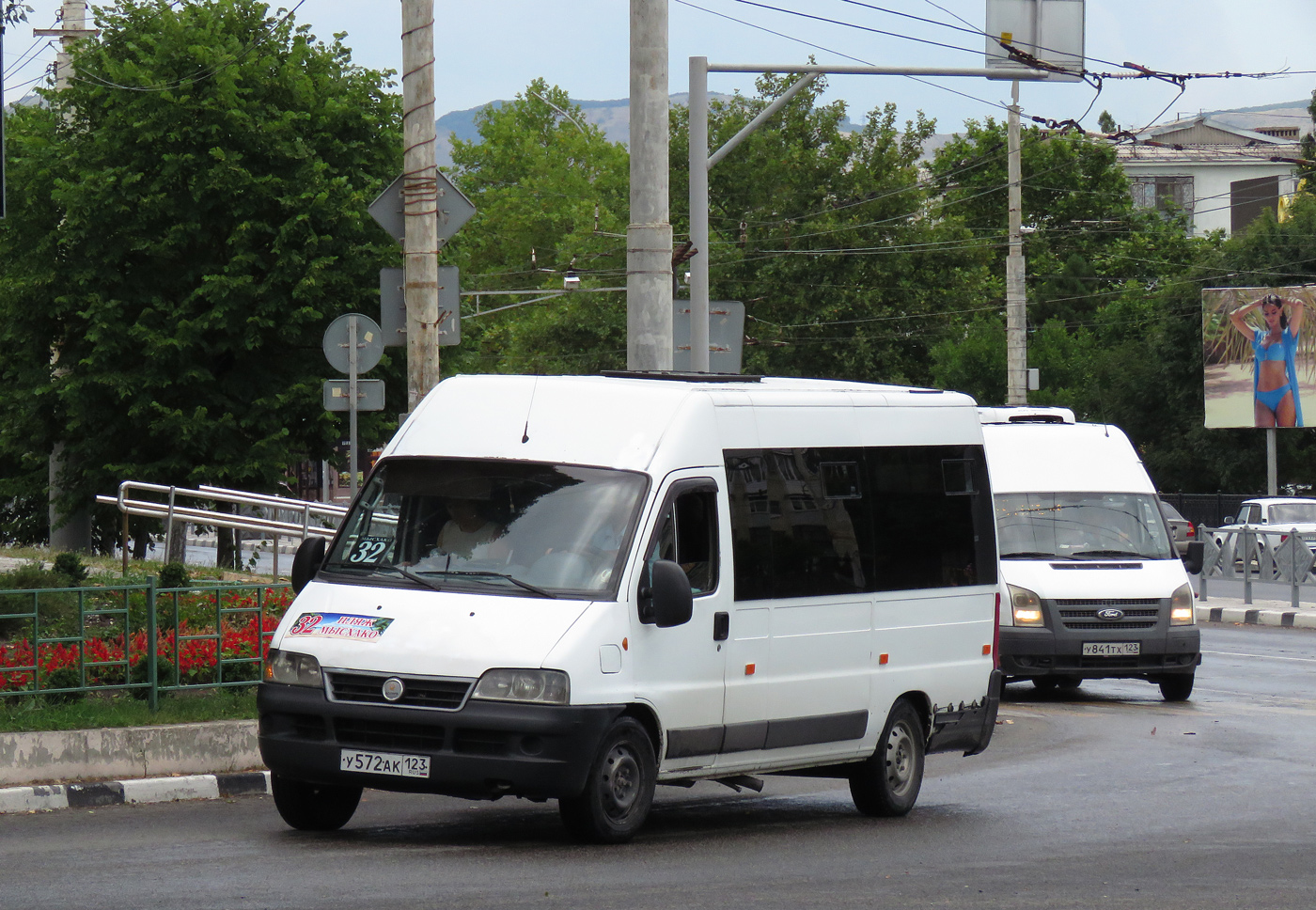 Краснодарский край, FIAT Ducato 244 [RUS] № У 572 АК 123