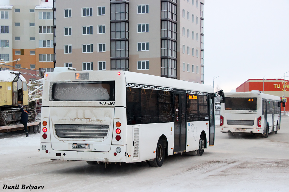 Ненецкий АО, ЛиАЗ-4292.60 (1-2-0) № А 580 ОА 83