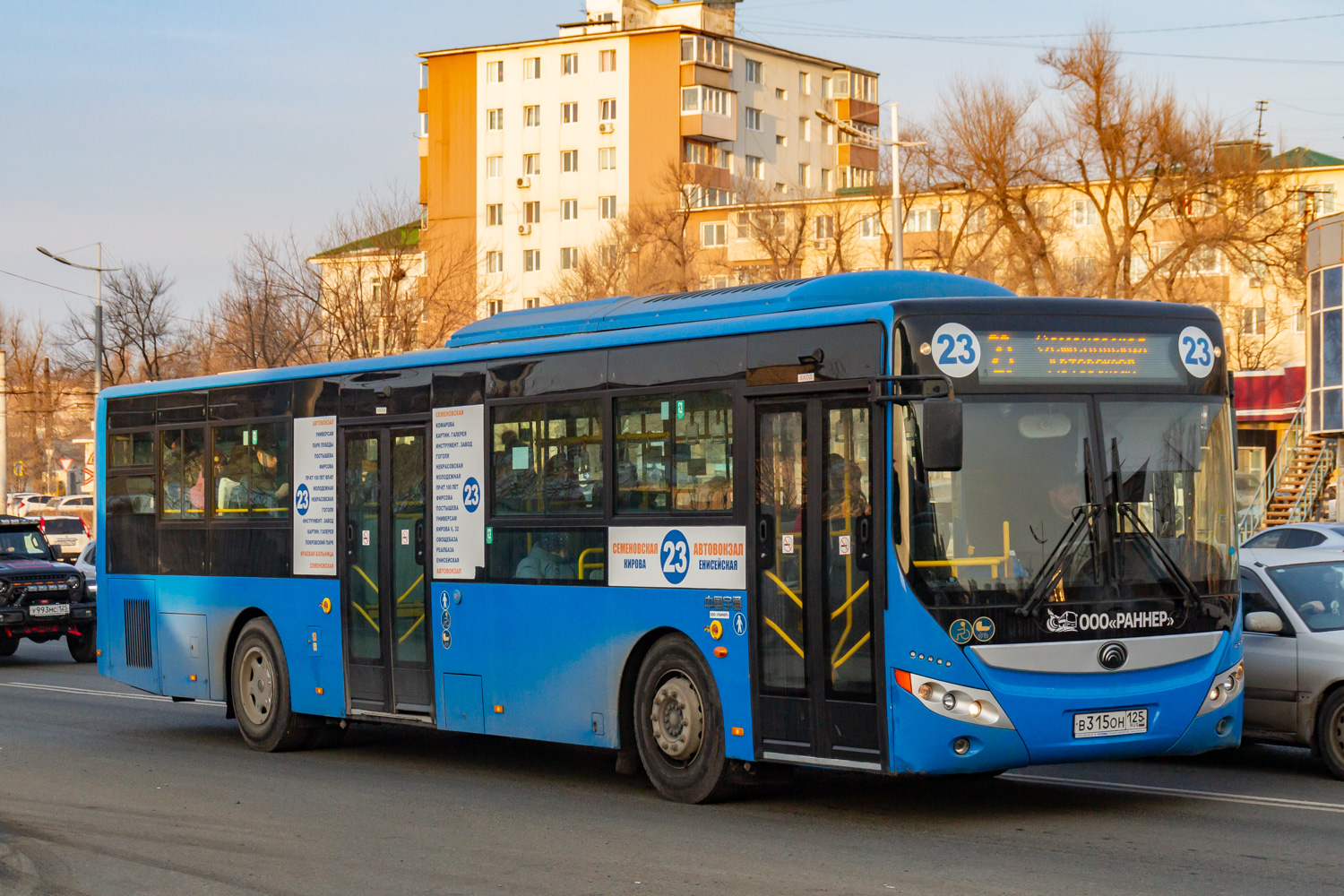 Приморский край, Yutong ZK6118HGA № В 315 ОН 125