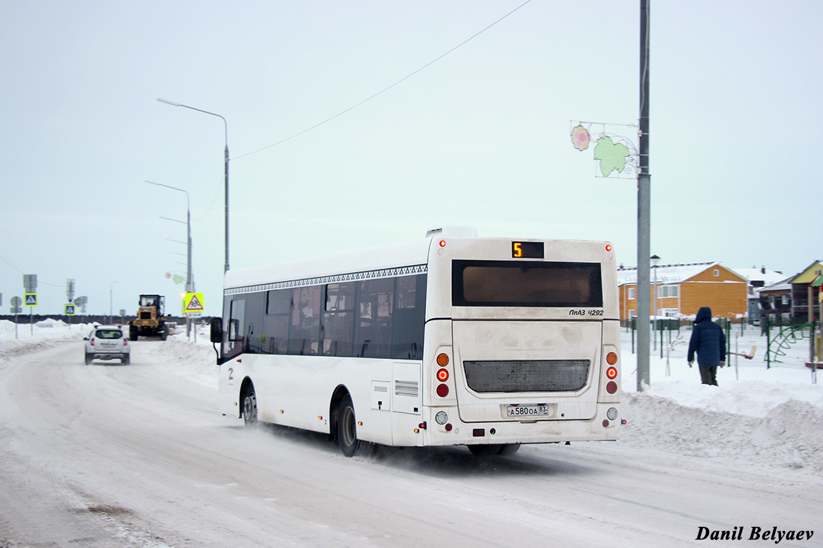 Ненецкий АО, ЛиАЗ-4292.60 (1-2-0) № А 580 ОА 83